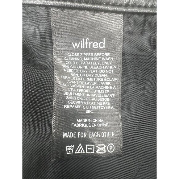 Aritzia Wilfred Melina vegan leather Black Pants Size 2 - Picture 14 of 15